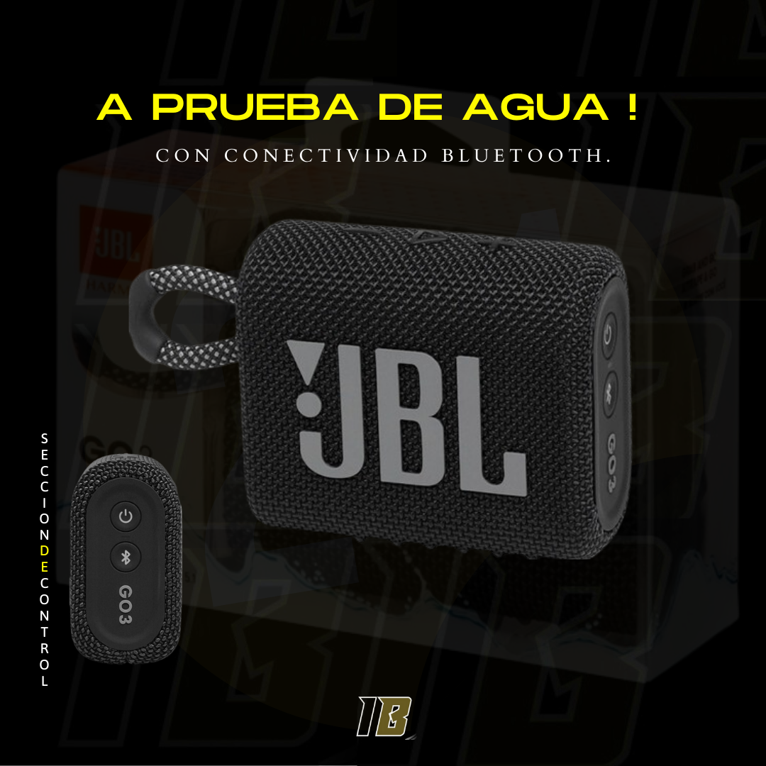 JBL Go 3 Bluetooth Portátil Sumergible